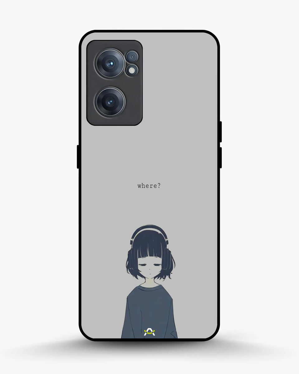 Creslia navy headphones girl phone case - navy headphones girl phone case oneplus nord ce2