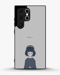 Creslia navy headphones girl phone case - navy headphones girl phone case samsung galaxy s22 ultra