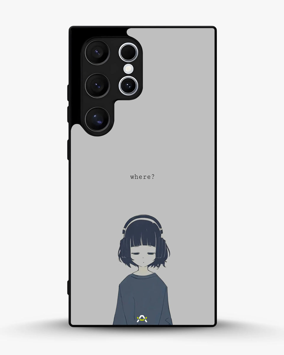Creslia navy headphones girl phone case - navy headphones girl phone case samsung galaxy s22 ultra