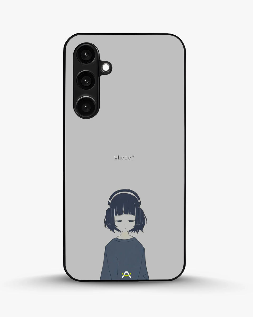 Creslia navy headphones girl phone case - navy headphones girl phone case samsung galaxy s23 fe