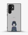 Creslia navy headphones girl phone case - navy headphones girl phone case samsung galaxy s25 ultra