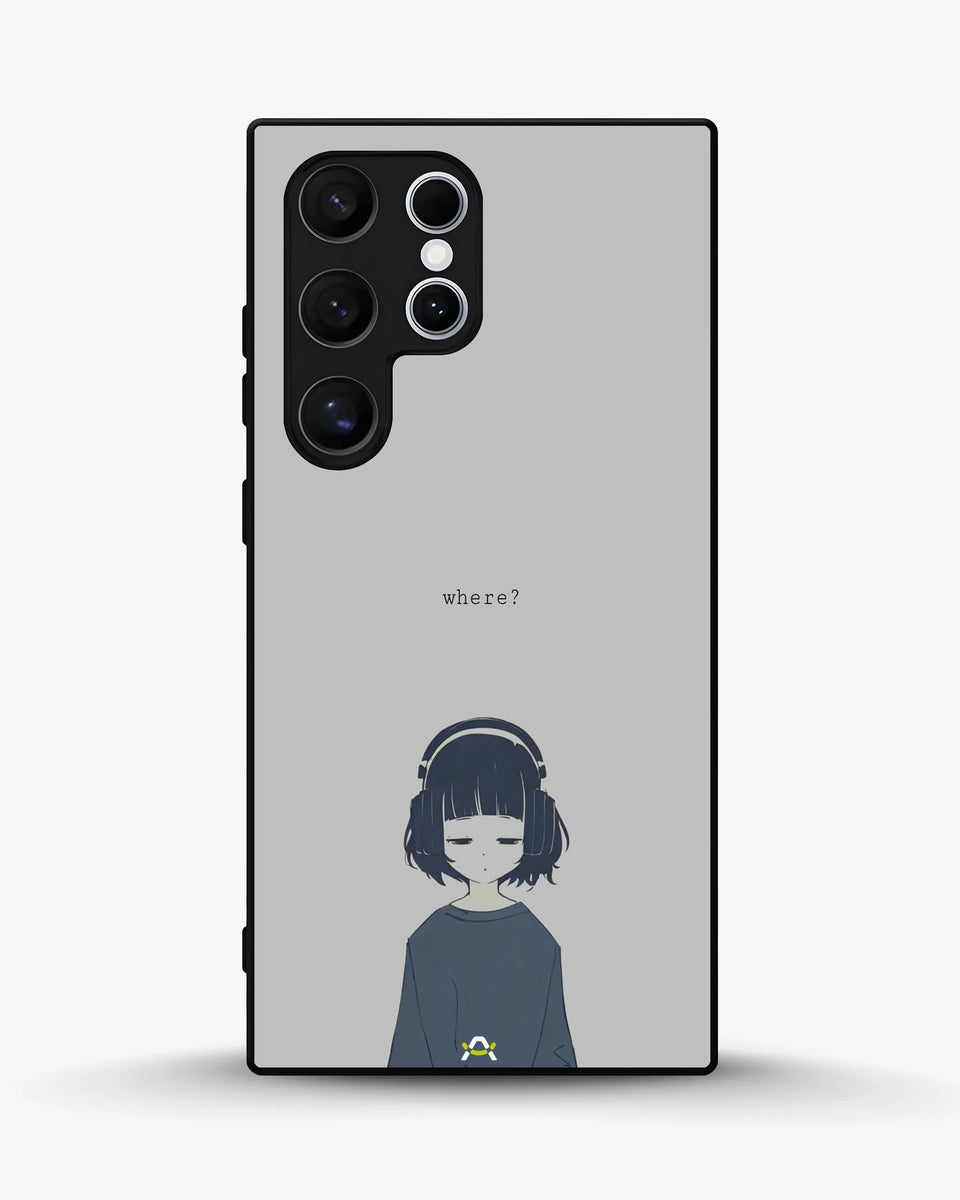 Creslia navy headphones girl phone case - navy headphones girl phone case samsung galaxy s25 ultra