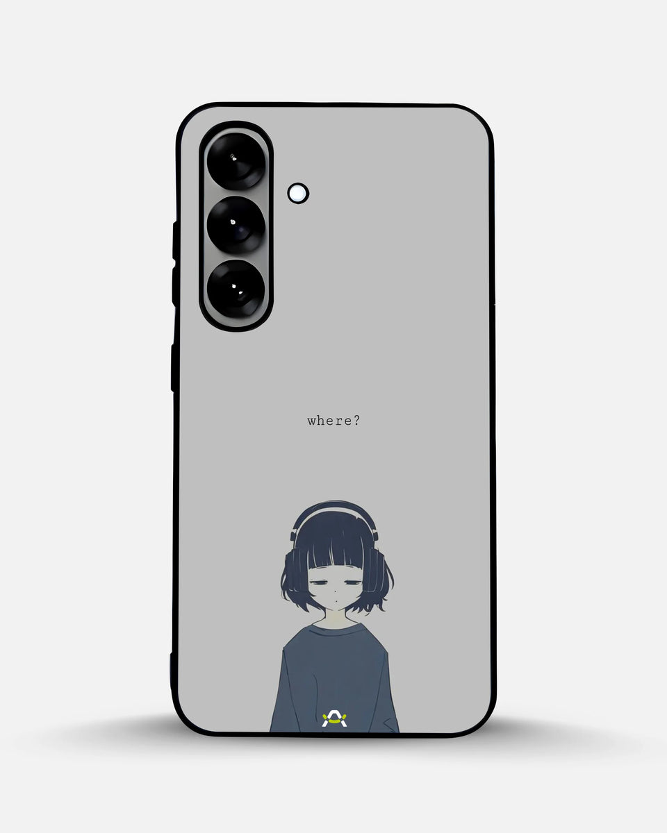 Creslia navy headphones girl phone case - navy headphones girl phone case samsung galaxy s25