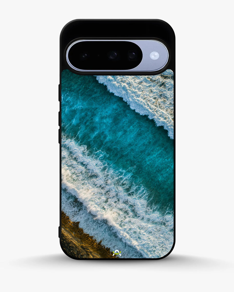 Creslia ocean waves phone case - ocean waves phone case google pixel 10