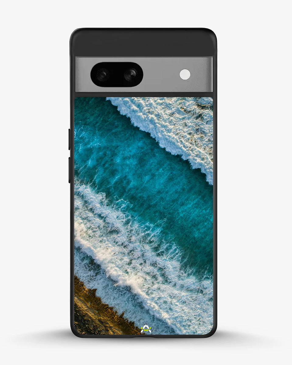 Creslia ocean waves phone case - ocean waves phone case google pixel 7a