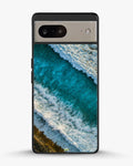 Creslia ocean waves phone case - ocean waves phone case google pixel 8