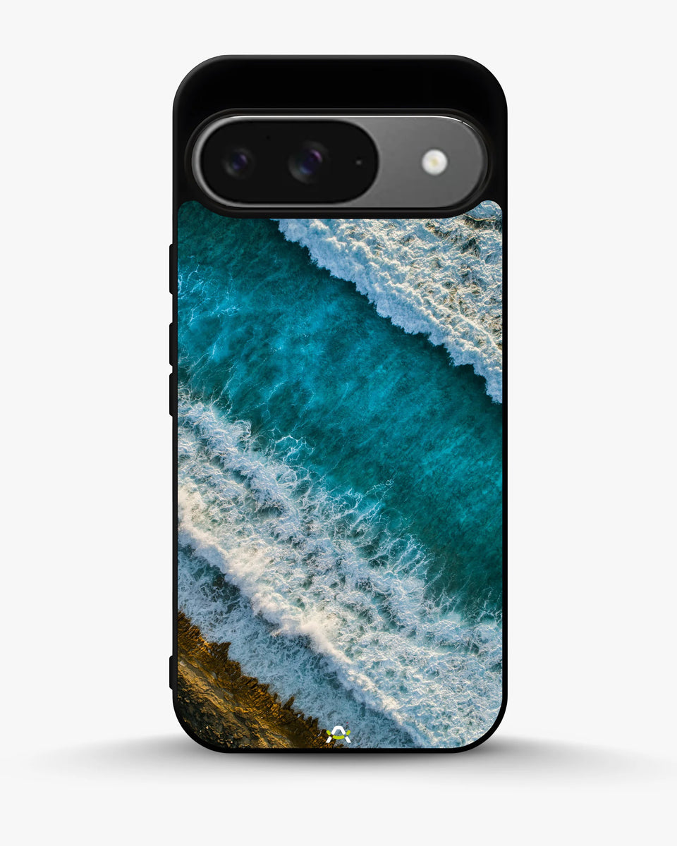 Creslia ocean waves phone case - ocean waves phone case google pixel 9
