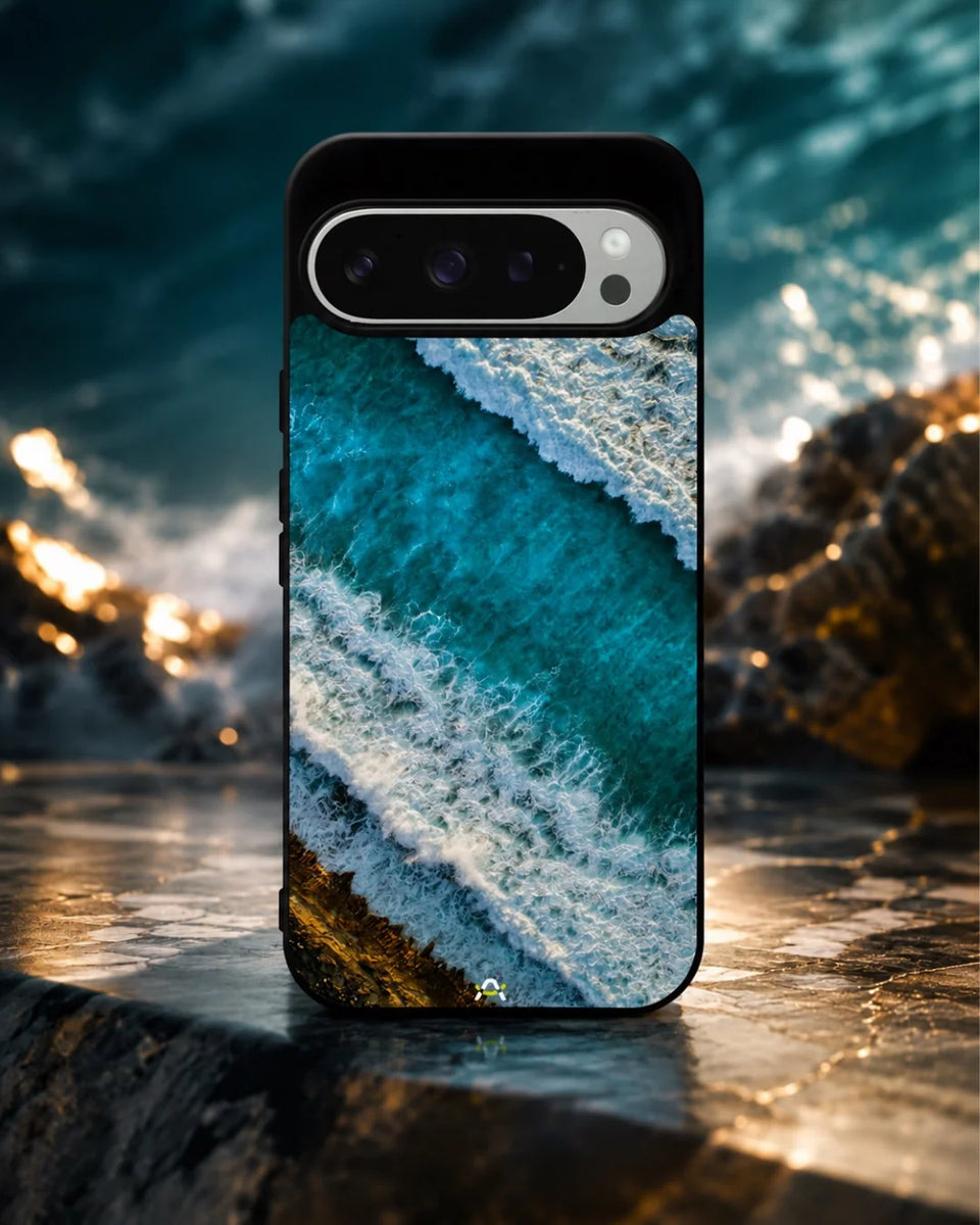 Creslia ocean waves phone case general construction specs - ocean waves phone case google pixel general specs 5