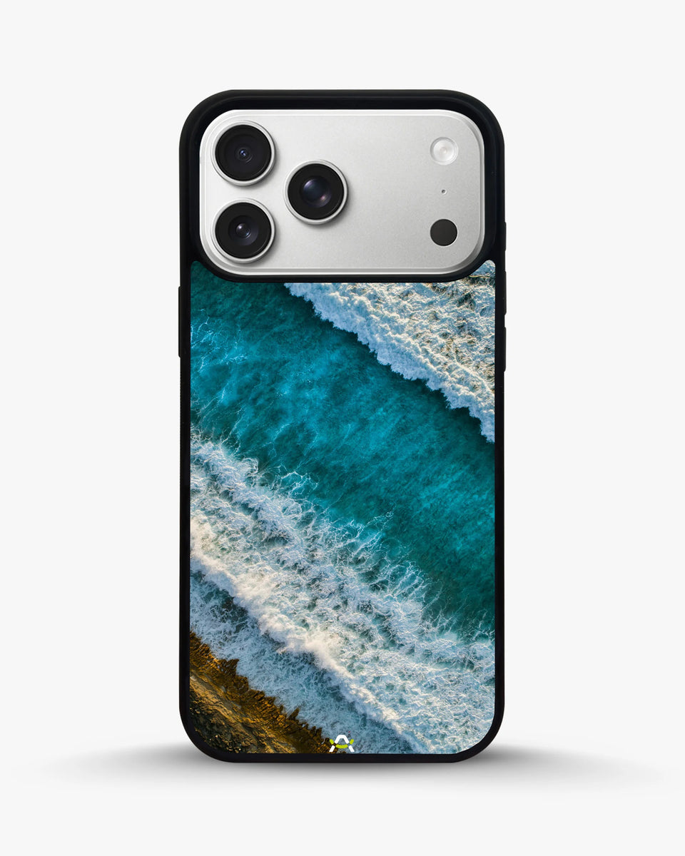 Creslia ocean waves phone case - ocean waves phone case iphone 17 pro