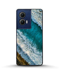 Creslia ocean waves phone case - ocean waves phone case motorola edge 2024