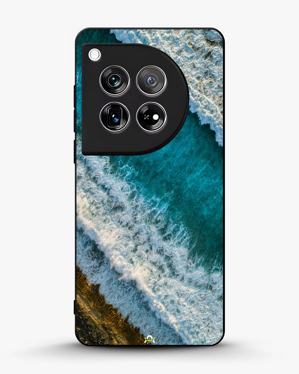 Creslia ocean waves phone case - ocean waves phone case oneplus 12r