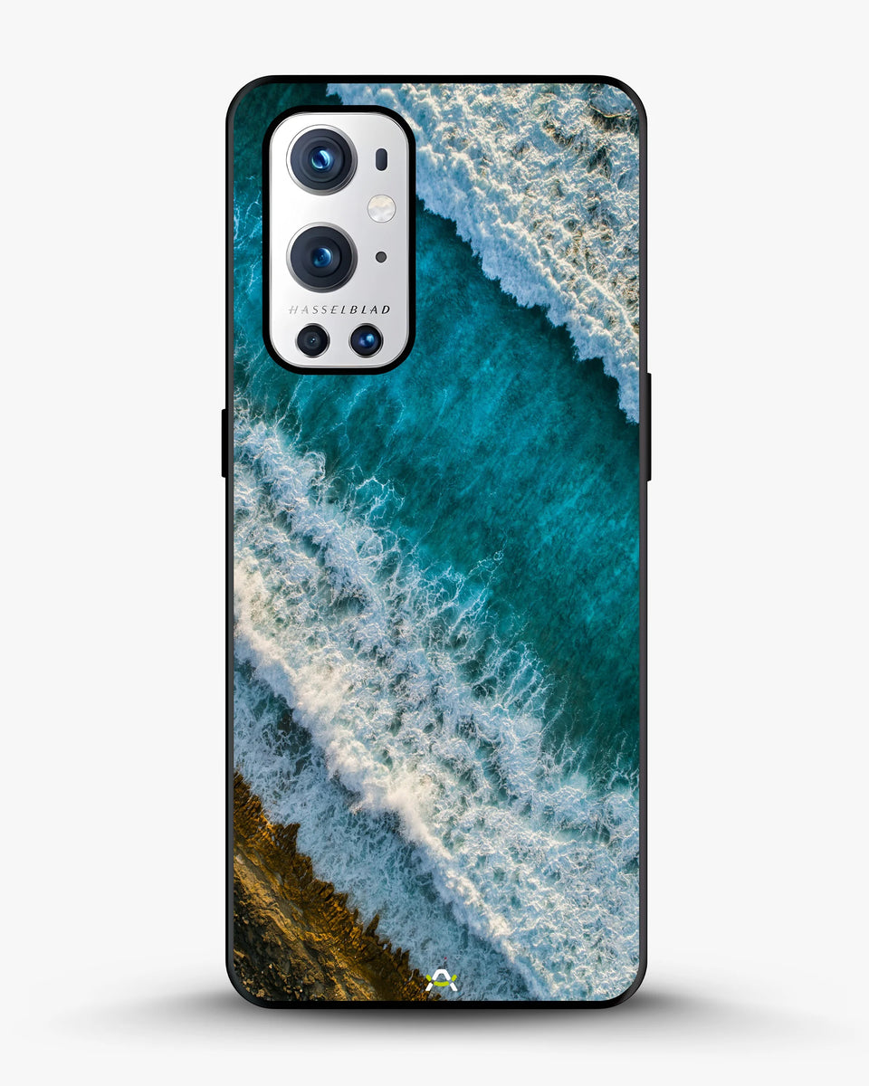 Creslia ocean waves phone case - ocean waves phone case oneplus 9 pro