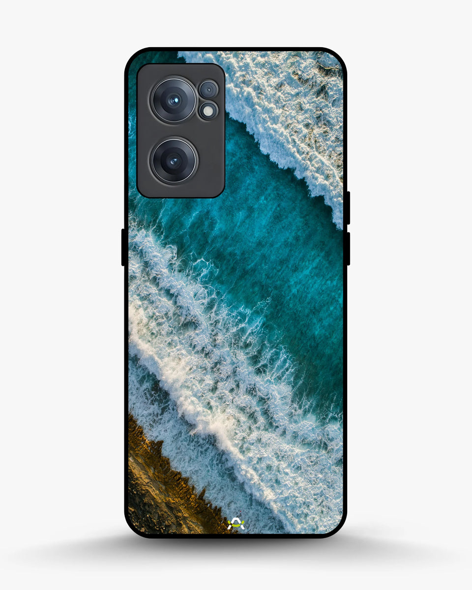 Creslia ocean waves phone case - ocean waves phone case oneplus nord ce2