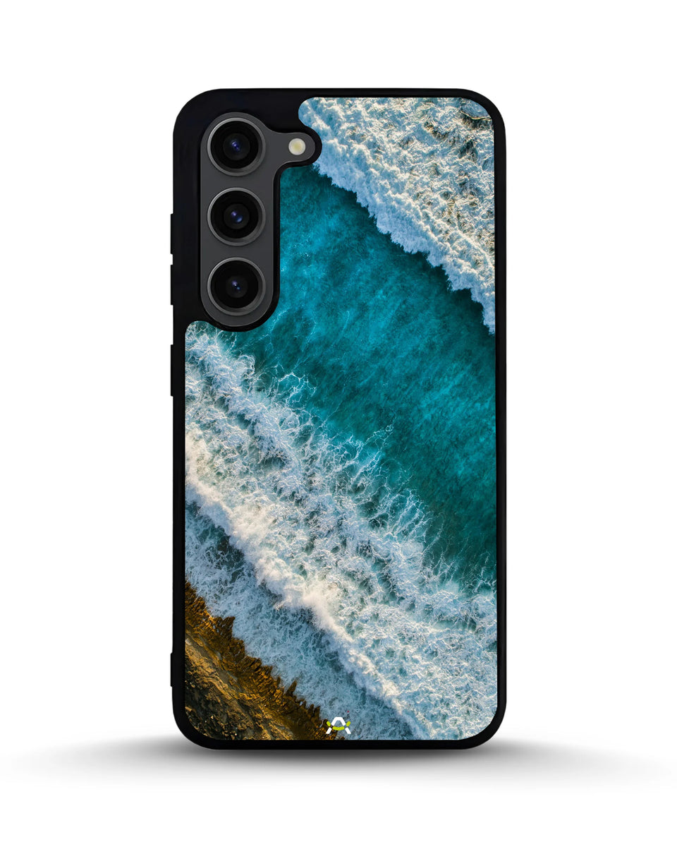 Creslia ocean waves phone case - ocean waves phone case samsung galaxy s23