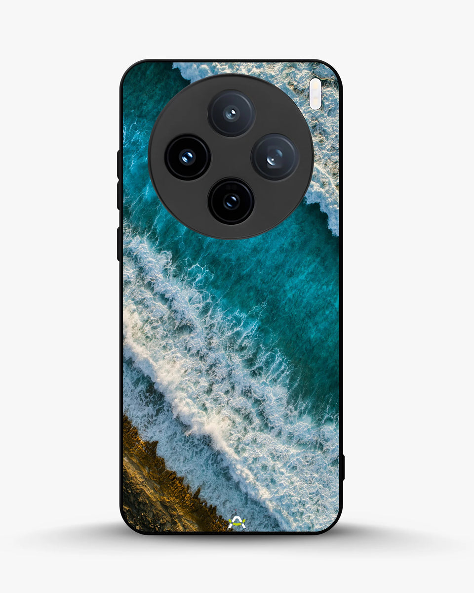 Creslia ocean waves phone case - ocean waves phone case vivo x100