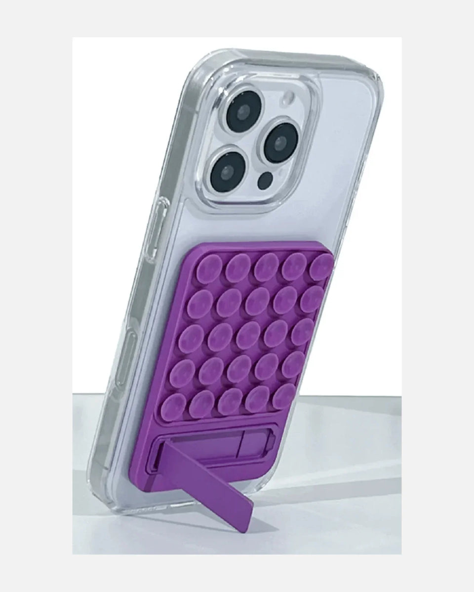 Octogrip Silicone Suction Phone Mount– Kickstand & Suction Cup