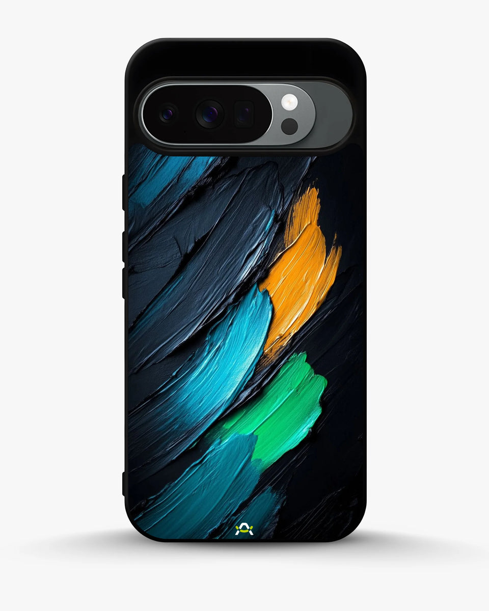 Creslia oil paint strokes phone case - oil paint strokes phone case google pixel 10 pro