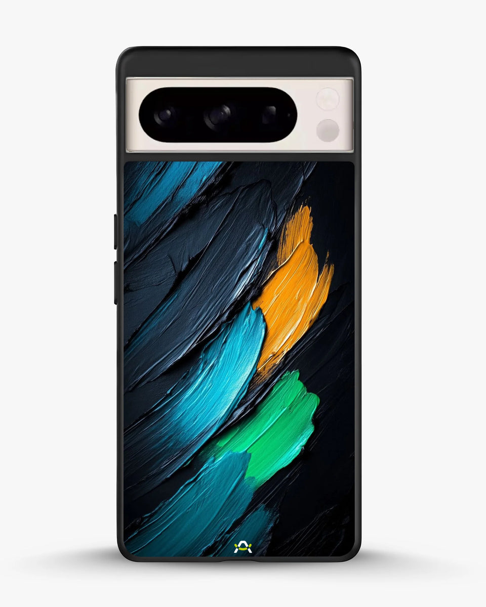 Creslia oil paint strokes phone case - oil paint strokes phone case google pixel 8 pro