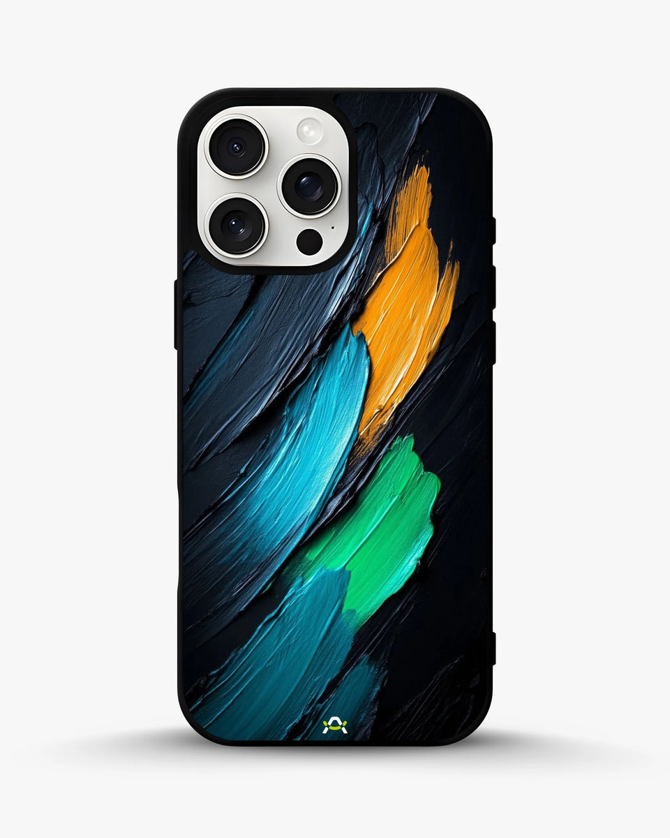 Creslia oil paint strokes phone case - oil paint strokes phone case iphone 13 pro max