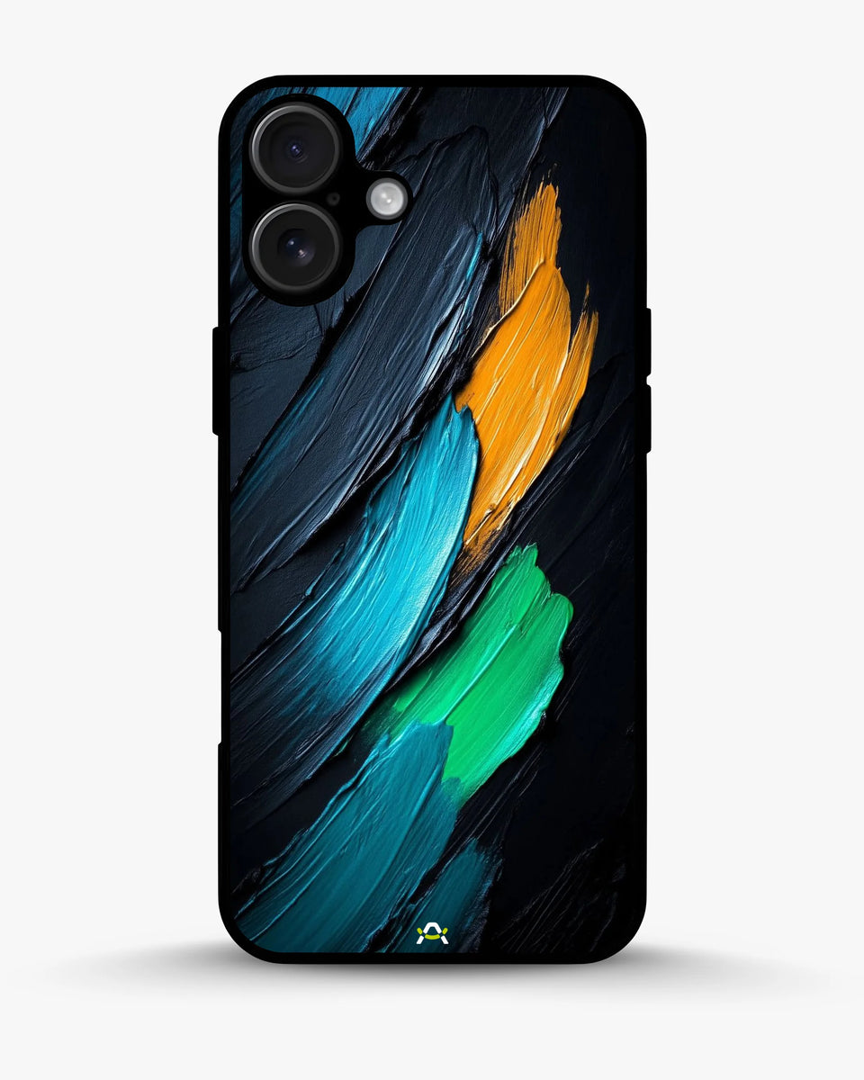 Creslia oil paint strokes phone case - oil paint strokes phone case iphone 17
