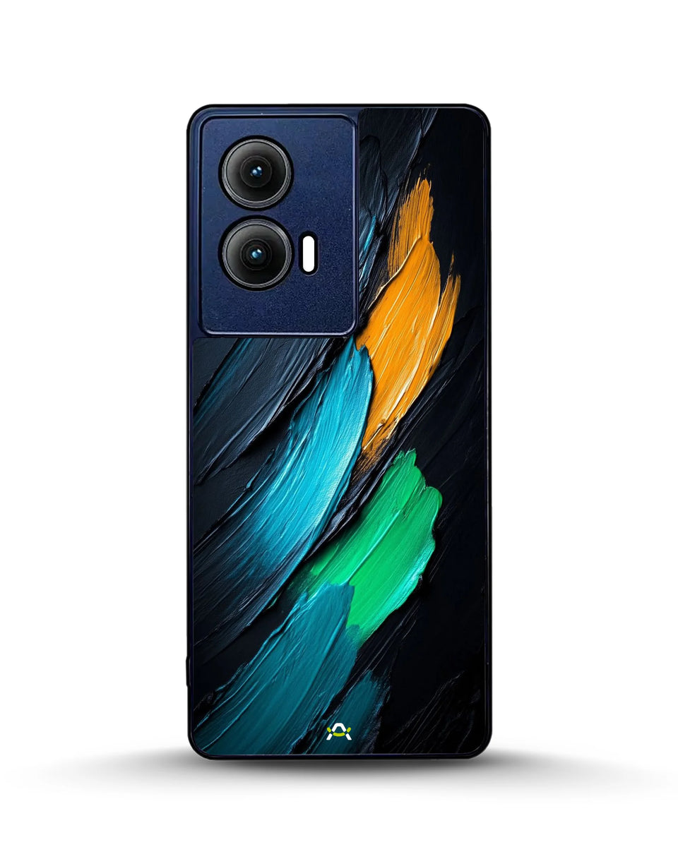 Creslia oil paint strokes phone case - oil paint strokes phone case motorola edge 2024