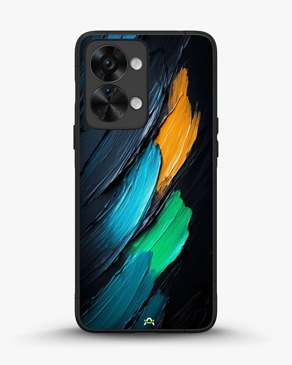 Creslia oil paint strokes phone case - oil paint strokes phone case oneplus nord 2t