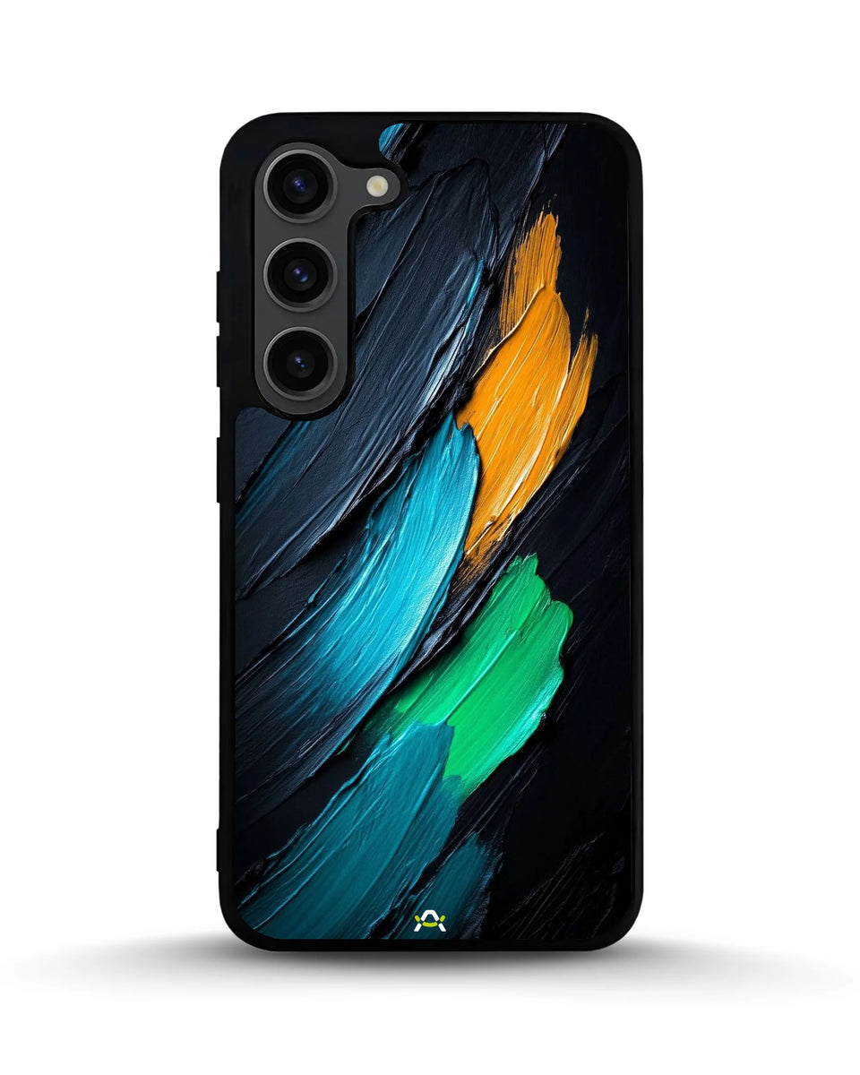 Creslia oil paint strokes phone case - oil paint strokes phone case samsung galaxy s23