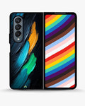 Creslia oil paint strokes phone case - oil paint strokes phone case samsung galaxy z fold 4