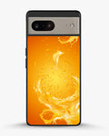 Creslia orange splash phone case - orange splash phone case google pixel 8a