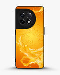 Creslia orange splash phone case - orange splash phone case oneplus 11r