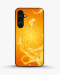 Creslia orange splash phone case - orange splash phone case samsung galaxy s23 fe
