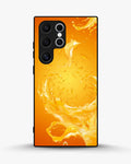 Creslia orange splash phone case - orange splash phone case samsung galaxy s24 ultra