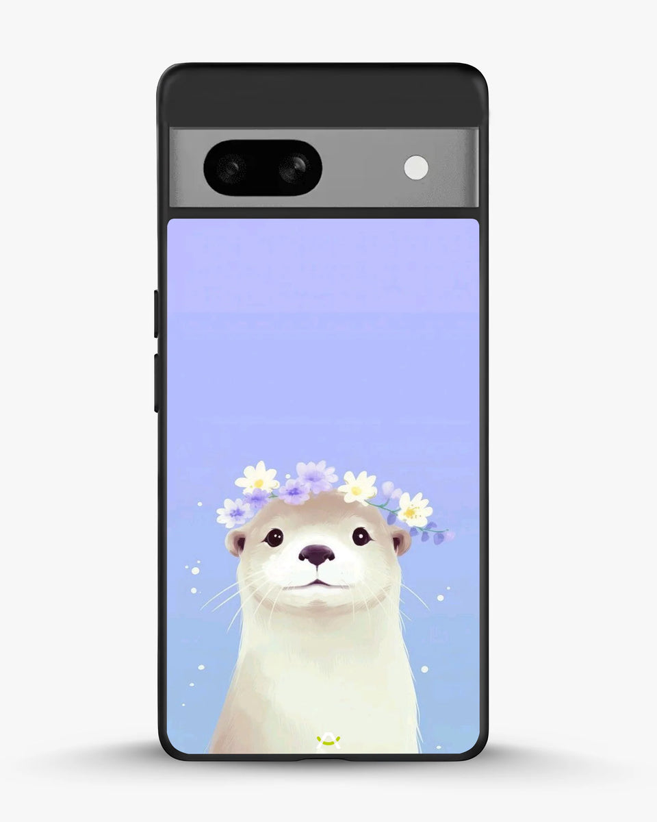 Creslia otter flower crown phone case - otter flower crown phone case google pixel 7a
