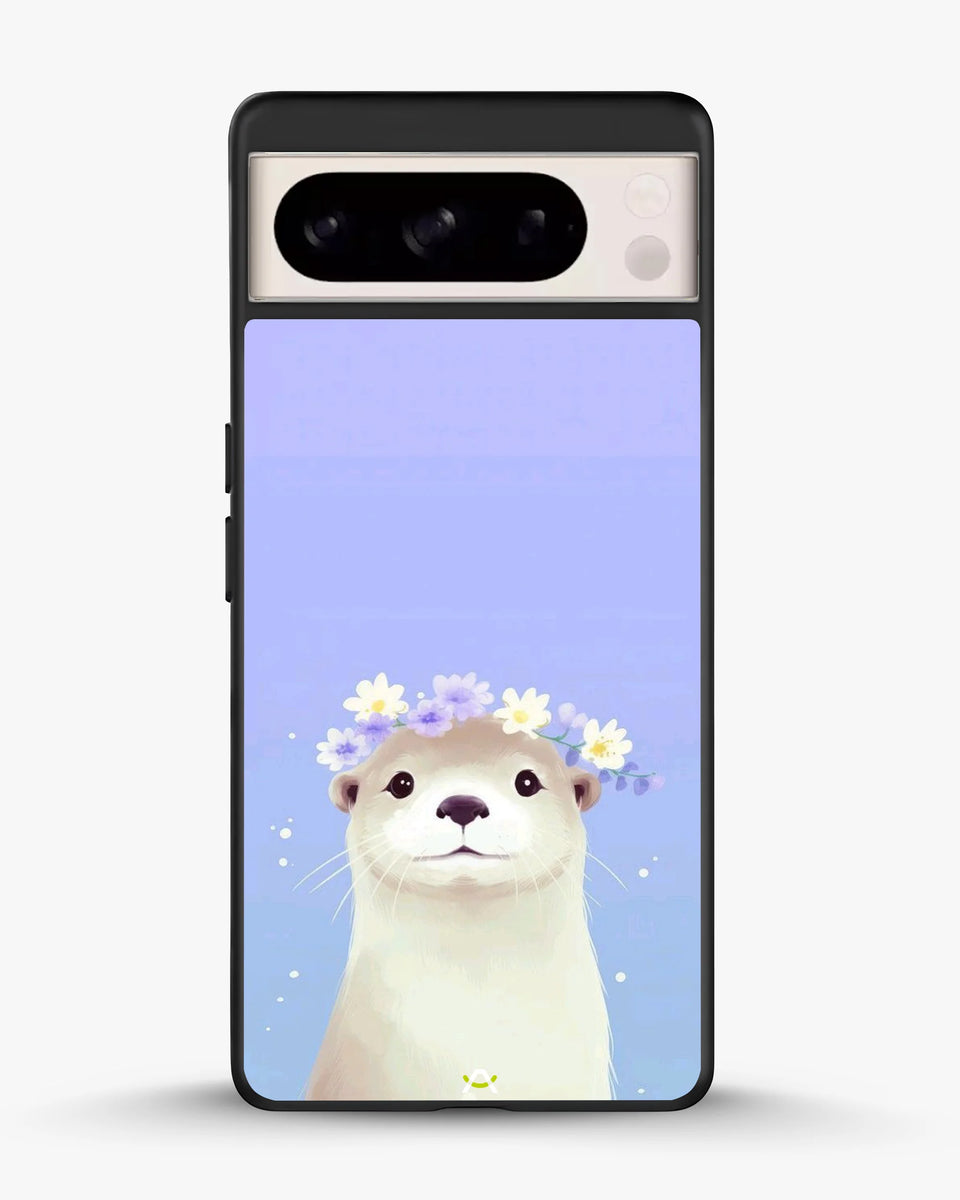 Creslia otter flower crown phone case - otter flower crown phone case google pixel 8 pro