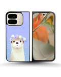 Creslia otter flower crown phone case - otter flower crown phone case google pixel 9 pro fold