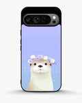 Creslia otter flower crown phone case - otter flower crown phone case google pixel 9 pro xl