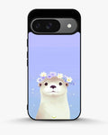 Creslia otter flower crown phone case - otter flower crown phone case google pixel 9
