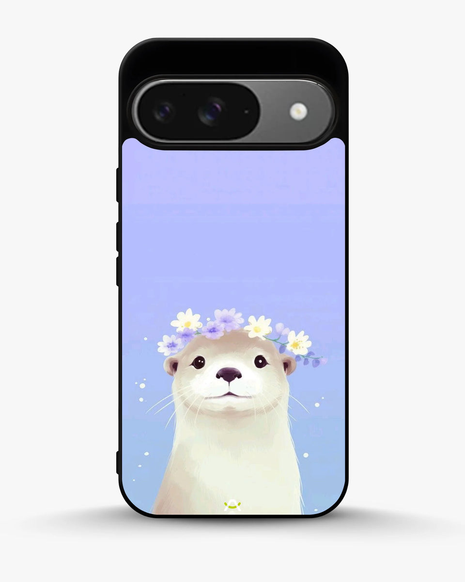 Creslia otter flower crown phone case - otter flower crown phone case google pixel 9