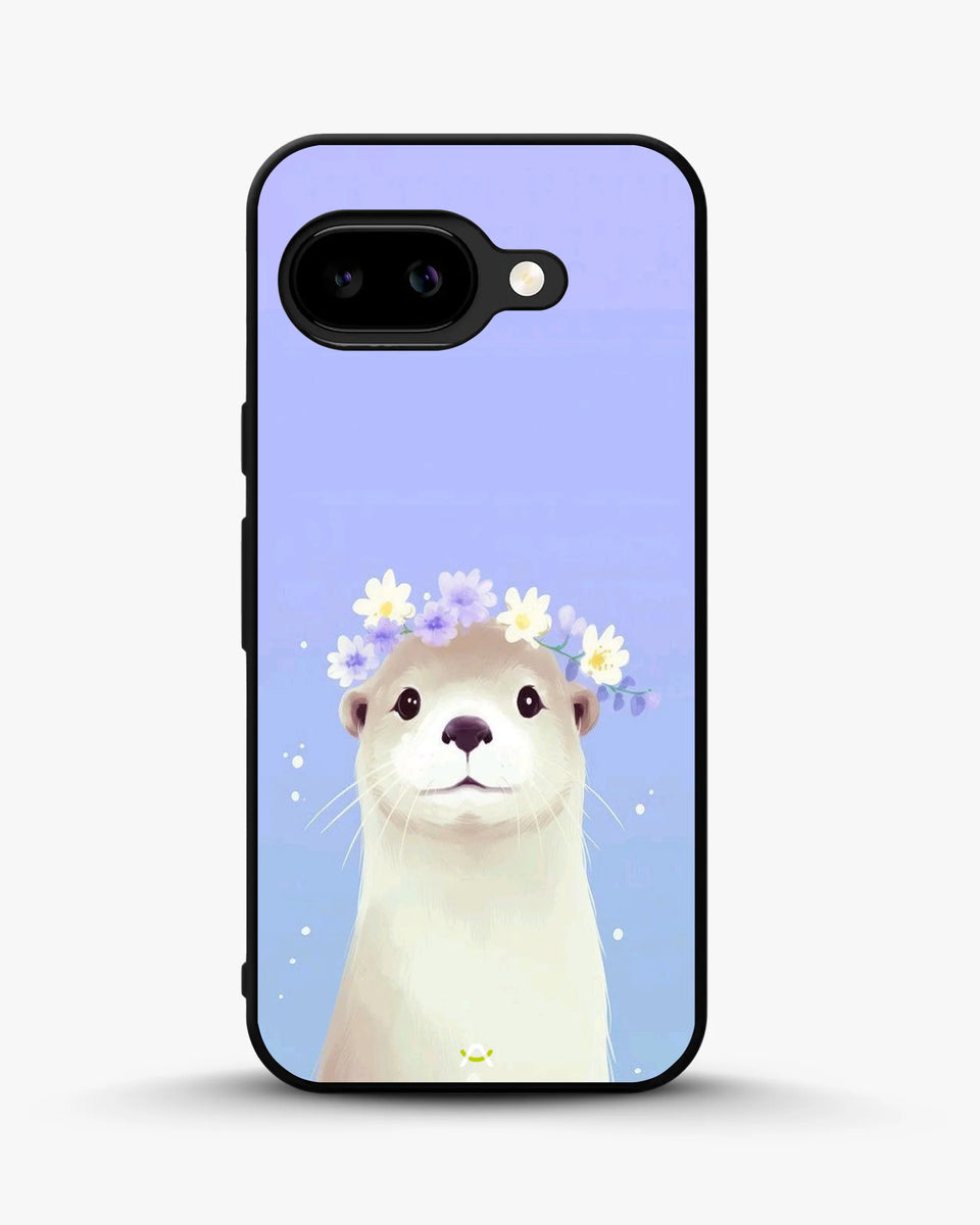 Creslia otter flower crown phone case - otter flower crown phone case google pixel 9a