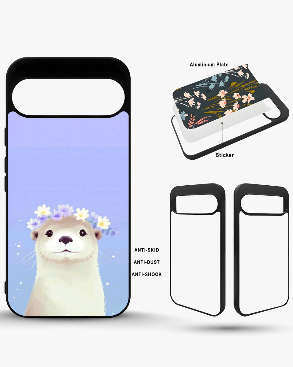 Creslia otter flower crown phone case general construction specs - otter flower crown phone case google pixel general specs 1