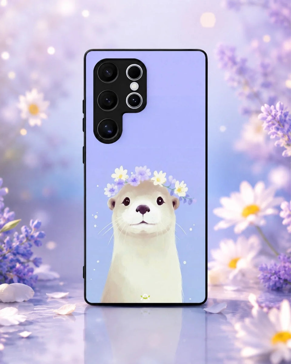 Creslia otter flower crown phone case general construction specs - otter flower crown phone case google pixel general specs 5