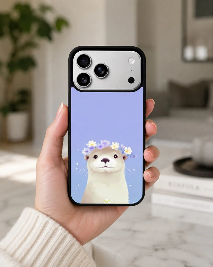 Creslia otter flower crown phone case general construction specs - otter flower crown phone case google pixel general specs 7