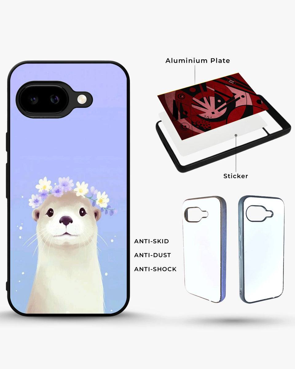 Creslia otter flower crown phone case general construction specs - otter flower crown phone case google pixel general specs