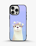 Creslia otter flower crown phone case - otter flower crown phone case iphone 16 pro max