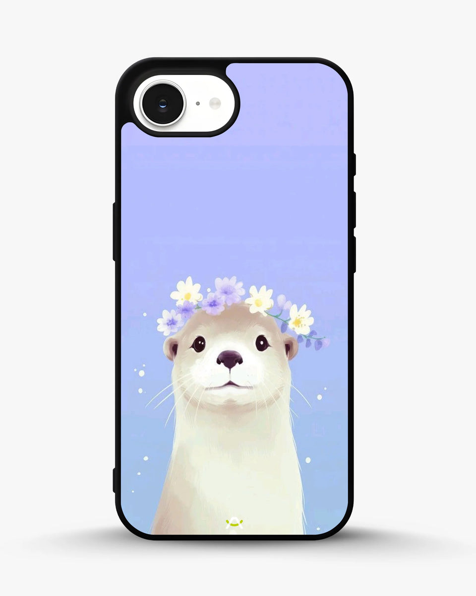 Creslia otter flower crown phone case - otter flower crown phone case iphone 16e