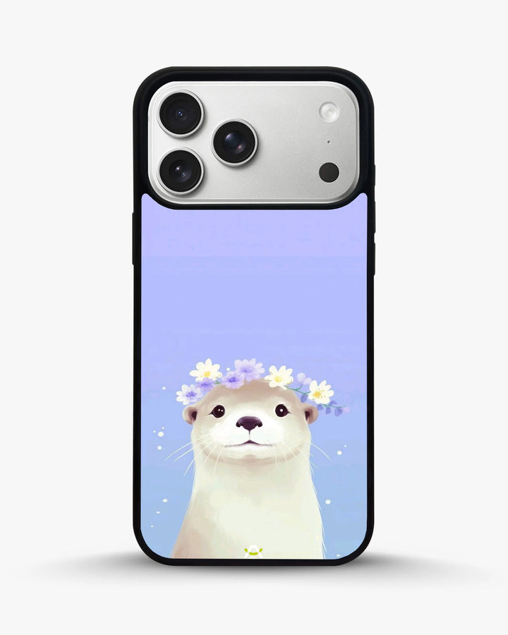 Creslia otter flower crown phone case - otter flower crown phone case iphone 17 pro max