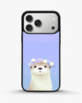 Creslia otter flower crown phone case - otter flower crown phone case iphone 17 pro