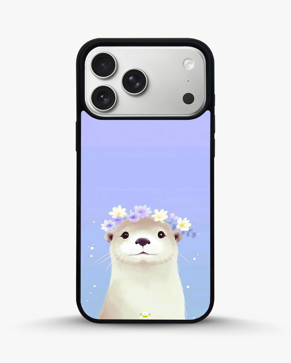 Creslia otter flower crown phone case - otter flower crown phone case iphone 17 pro