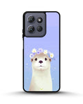 Creslia otter flower crown phone case - otter flower crown phone case moto g power 2025