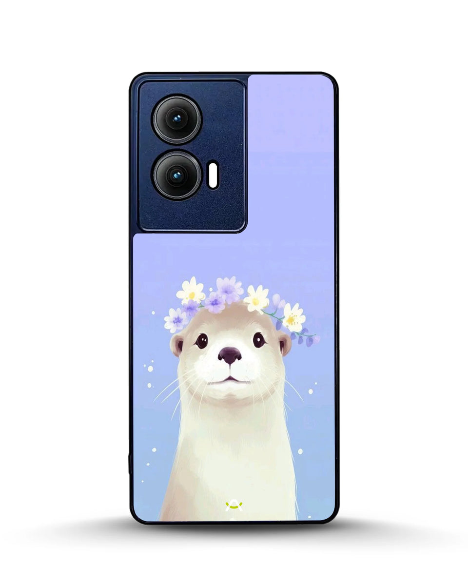 Creslia otter flower crown phone case - otter flower crown phone case motorola edge 2024